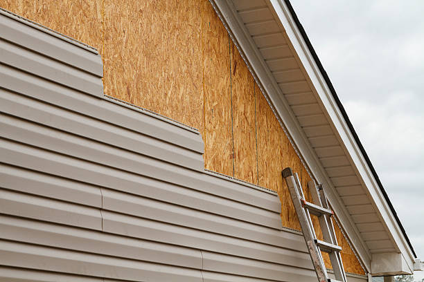 Professional Siding Inspection technician working in Bailey, NC